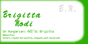 brigitta modi business card